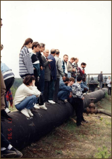 (32/57): Kompleksowe wiczenia terenowe, maj 1996, Zbiornik odpadw po flotacyjnych elazny Most; Inynieria Wodna i Sanitacja Wsi