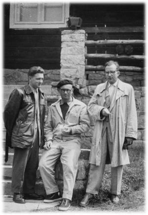 Taksatorzy – od lewej Konrad Magnuski, Juliusz Lemke i Edward Żółciak